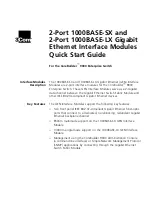 3Com 1000BASE-SX GBIC Quick Start Manual preview