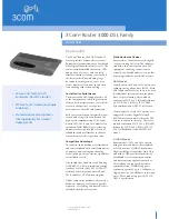 3Com 3C13632 - Router 3032 Datasheet preview