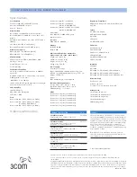 Предварительный просмотр 4 страницы 3Com 3C13632 - Router 3032 Datasheet