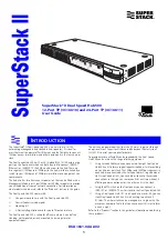 3Com 3C16611 - SuperStack II Dual Speed Hub 500 User Manual preview