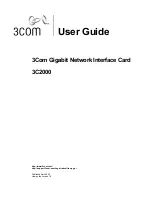 3Com 3C2000 User Manual preview