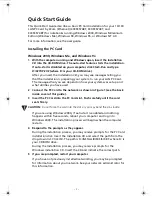 Preview for 4 page of 3Com 3C3FE574BT Quick Start Manual