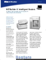 Preview for 1 page of 3Com 3C6002A - NETBuilder II Extended Router Datasheet