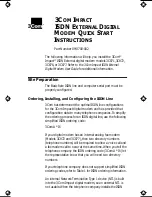 3Com 3C871 Quick Start Instructions preview