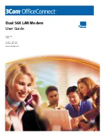 3Com 3C888 - OfficeConnect Dual 56K LAN Modem Router User Manual preview