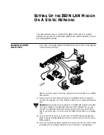 Предварительный просмотр 1 страницы 3Com 3C892 - OfficeConnect ISDN Lan Modem Router Setting Up