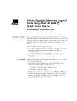 Preview for 1 page of 3Com 3CB9RG4 Quick Start Manual