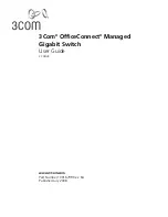 Preview for 1 page of 3Com 3CDSG8-US - OfficeConnect Managed Gigabit Switch User Manual