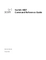 3Com 4007 Command Reference Manual preview