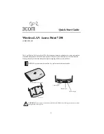 Preview for 1 page of 3Com 7250 Quick Start Manual