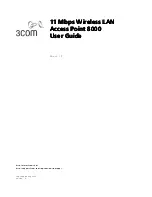 3Com 8000 User Manual preview