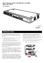 Предварительный просмотр 1 страницы 3Com Baseline 2226-PWR Plus Quick Start Manual
