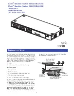 Preview for 1 page of 3Com Baseline Switch 2824 3CBLUG24 User Manual