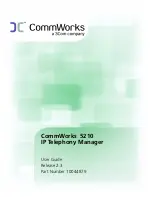 Preview for 1 page of 3Com CommWorks 5210 User Manual