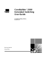 Preview for 1 page of 3Com CoreBuilder 2500 User Manual