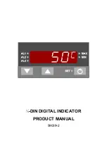 Preview for 1 page of 3Com DIN Digital Indicator 59039-2 Product Manual