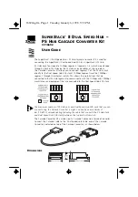 Preview for 1 page of 3Com DUAL SPEED HUB/PS HUB CASCADE CONVERTER User Manual