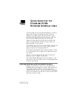Preview for 1 page of 3Com EtherLink 3C509B Quick Manual