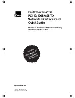 3Com Etherlink 3C905B-TX Quick Manual preview