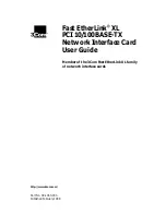 3Com Fast EtherLink XL PCI 10/100BASE-TX User Manual preview