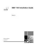 Preview for 1 page of 3Com NBX 100 Installation Manual