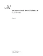 3Com NJ220 - IntelliJack Switch User Manual preview