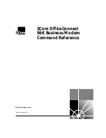 3Com OfficeConnect 56K Business Command Reference Manual preview