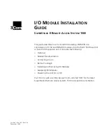 3Com REMOTE ACCESS SYSTEM 1500 Installation Manual preview