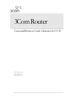 3Com Router 3012 Command Reference Manual preview