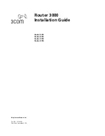 Preview for 1 page of 3Com Router 3012 Installation Manual