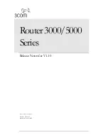 3Com Router 3012 Release Note предпросмотр