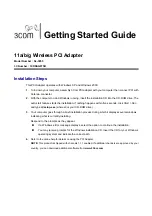 3Com SL-3055 Getting Started Manual preview