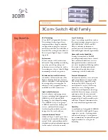 Preview for 1 page of 3Com SWITCH 4050 Datasheet