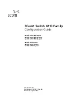 Preview for 1 page of 3Com Switch 4210 9-Port Configuration Manual