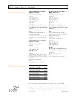 Предварительный просмотр 8 страницы 3Com Switches/Hub Specification Sheet