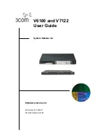 Preview for 1 page of 3Com V6100 User	Manual	Manual