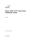 Preview for 1 page of 3Com VCX V7111 Installation Manual