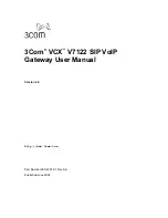 Preview for 1 page of 3Com VCX V7122 SIP User Manual