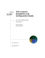 Preview for 1 page of 3Com VCX Installation And Configuration Manual