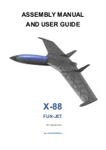 Предварительный просмотр 1 страницы 3D AEROWORKS X-88 Fun-Jet Assembly Manual And User Manual