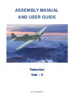 Предварительный просмотр 1 страницы 3D AEROWORKS Yakovlev Yak-3 Assembly Manual And User Manual