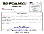 3D Foamy 3DF016 Instructions Manual предпросмотр