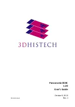 Preview for 1 page of 3D Histech Pannoramic DESK 1.20 User Manual