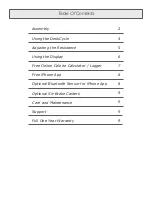 Preview for 3 page of 3D innovations DeskCycle Vive User Manual