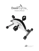 3D innovations DeskCycle Owner'S Manual preview