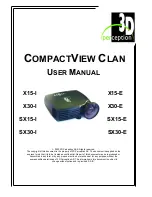 3D Perception COMPACTVIEW CLAN X15-I User Manual preview