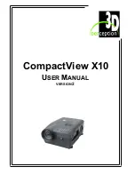 3D Perception CompactView X10 User Manual preview