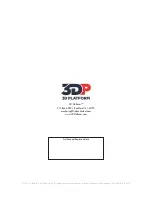 Preview for 32 page of 3D Platform 3DP1000 User Manual