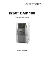 3D Systems ProX DMP 100 User Manual preview