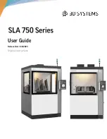 3D Systems SLA 750 Series User Manual предпросмотр